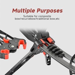 Scratch-Resistant Foldable Compound Bow Rack – Perfect for Hunting & Practice