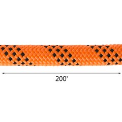 VEVOR 7/16″x200′ Polyester Rope Braid Rope Rigging Rope 8400lb Breaking Strength