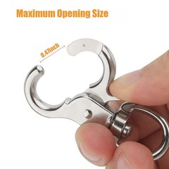 20PCS Trigger Snap Hooks 2.32» x 0.82» Heavy Duty Swivel Snap Hooks Metal C…