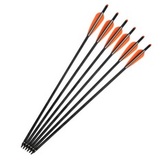 16-22 inch Crossbow Bolts Mixed Carbon Arrows for Archery Target Hunting 6/12pcs