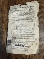Original Wasp Series IV 3 Blade 125 grain Broadhead Set – #1503SS – NOS 6 Pack