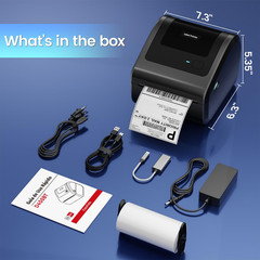 4×6 Thermal Shipping Label Printer Bluetooth Wireless for eBay Amazon UPS USPS