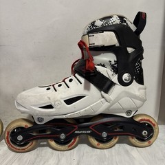 Powerslide Black Freeskates Inline Skates Mens Size US6.5/ Woman’s 4.5 Worn