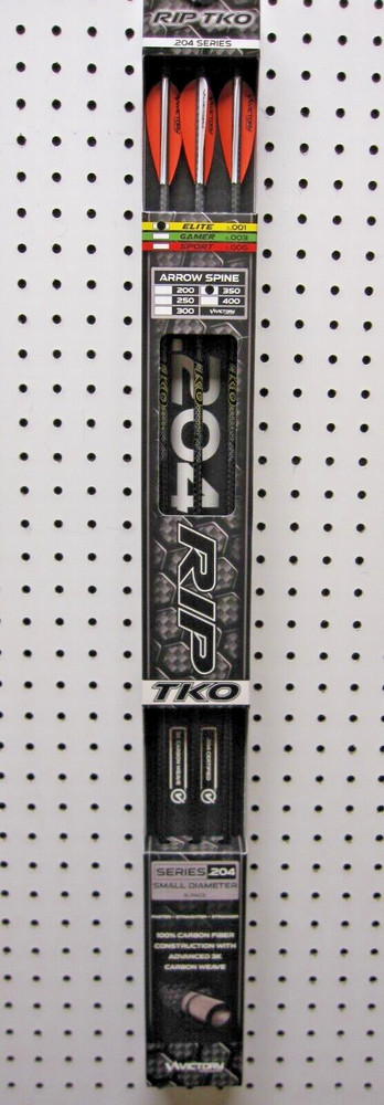 New-Victory RIP TKO Elite V1 .001 350 .204 Hunting Arrow 6 Pack