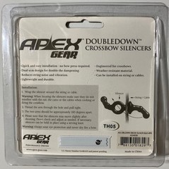 Apex Gear Double Down Crossbow Dampeners 4 Pack Bowhunting Barnett Mission Ravin