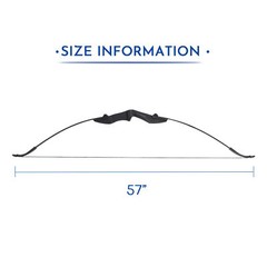 57 inch Takedown Recurve Bow Hunting OR/+12Pcs Arrow Set Archery Right Left Hand