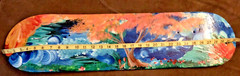 Landscape Painted Skateboard Deck Wall Art Paint Wall Art Not Signed
