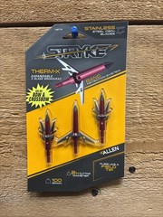Allen Stryke Therm-X 100 Grain Expandable 2 Blade 2″ Cut Broadhead 14677A