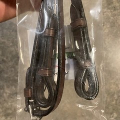 New Harmohn Kraft Americana 7081-411 Full Oak HK AMAR 1/2” Plain Laced Reins