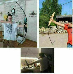30/40 Lbs 51»Straight Bow Beginner Level Bow Arrow For Youth Archery Hunt Train