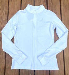 New Samshield Camille Long Sleeve Show Shirt in White (Women’s XL) – MSRP $258