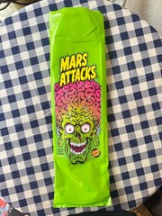 FACTORY SHRINK 2018 Santa Cruz x Mars Attacks BLACKLIGHT Reaper Skateboard Deck!