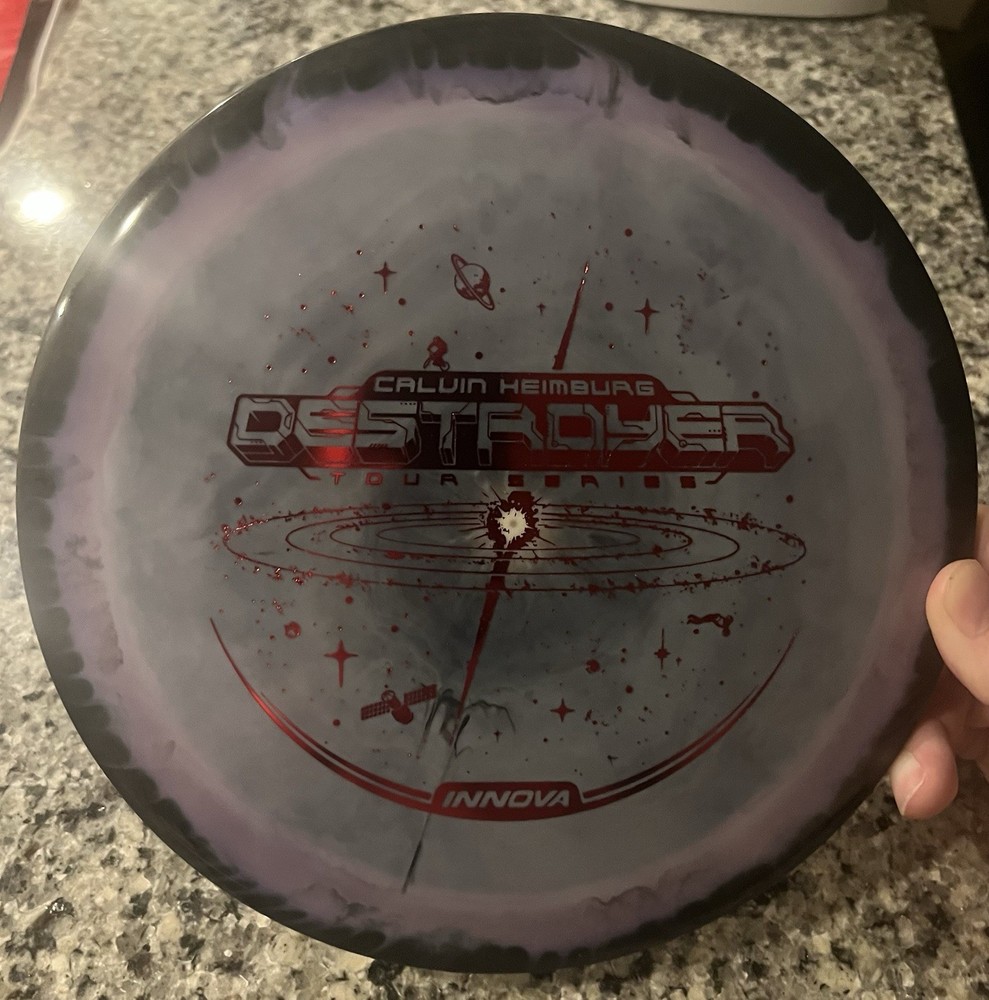 Calvin Heimburg Innova Destroyer 2021 Halo Star Black Purple 173-5g NEW UNTHROWN