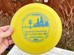 1988 (Innova Mold) (One of a Kind) Patent Disc Golf Innova Frisbee 91 Mold #6200