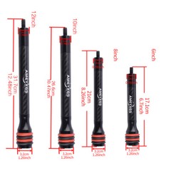 6-12» Compound Bow Stabilizer Shock Absorber Silencer Hunting Shooting Target