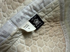 Mattes English Sheepskin Half Pad Saddle Pad Beige/Cream Model L