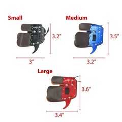 Southland Archery Supply SAS Elite Aluminum Suede and Leather Finger Tab
