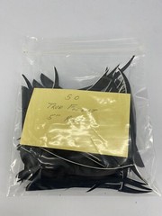 50 PACK TrueFlight 5″ Inch Archery Feathers Right Wing Parabolic Cut Black NEW