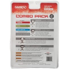 Gamo 632092954 Combo Pack Precision Hunting Pellets, .177 Caliber, 1,000 Count