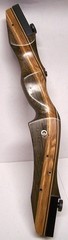 Samick Sage Takedown recurve bow riser laminated olive Dymondwood body