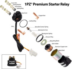 1PZ SN4-001 Starter Solenoid Relay Replacement for Honda 300 Fourtrax TRX300 TRX