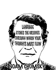 Noam Chomsky Quote Stickers