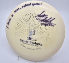 New Discraft X2 signature Series signed Scott Stockely 80/100