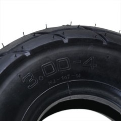 4pc 3.00-4 260 x 85 10×3 9×3.50-4 Tire Tube Kit For E300 E325 Go kart