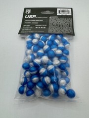 First Strike .50 Cal Ultra-Sphere Projectiles (USP)100 Count – Blue/Clear Shell