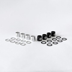 High-Performance Skateboard Aluminum Spacer & Zinc Speed Rings – 12 Count Set
