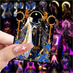 30Pcs Random Aesthetic Vintage Gothic Dark Romance Astrology Stickers Decals