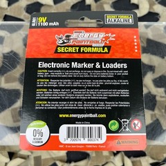 NEW Energy Paintball 9V 1100mAh Secret Formula Alkaline Battery – 2 Pack