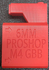 Golden Eagle / 6mmProShop M4 Airsoft GBBR Odin Speedloader Adapter (Red)
