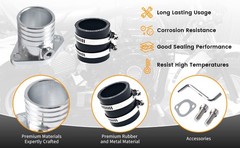Racing Intake Pipe Adapter Kit For Predator459cc GX390 VM34 Mini Bike Go Kart