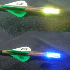 US LED Lighted Nocks for Arrows with .244/6.2mm Inside Diameter Hunting Shooting