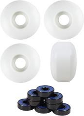 Skateboard Wheels with ABEC 7 Bearings and Spacers
