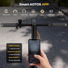 10in Tire Electric Scooter Adults E-Scooter 44 mile Long Range City Commuter