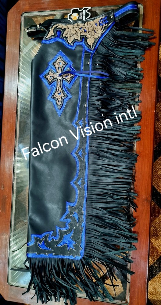 Rodeo Leather Bull Riding Chaps | Western Cowboy Rodeo Gear – Custom Design