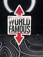 Supreme World Famous Sticker SS26 100% Authentic Brand New