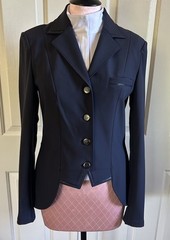 Beautiful Sleek NEW LeMieux Zoe Show Coat Black Size 6 Reg. $379.95 NOW $199