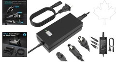 High-Efficiency 42V 2A Charger with Triple Connector Type for 36V Batteries