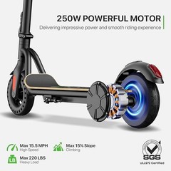 ELECTRIC SCOOTER FOR ADULT 5.2AH HIGH SPEED 25KM/H FOLDING ESCOOTER WATERPROOF