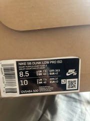 Nike SB Dunk Low US 8.5 D