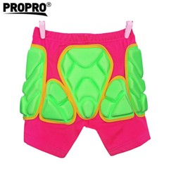 Kids Unisex Padded Snowboard Hip Protective Pants Winter Skiing Protector Shorts