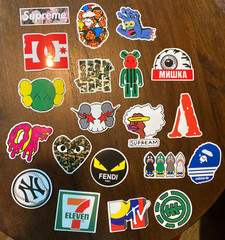 Skateboard Stickers Lots of 20 plus 2 Vans Off the Wall