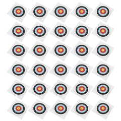 30 PCS Archery Target Paper Durable Full Shooting For Practice Popular