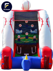 Inflatable Baseball Toss Game with Blower 100% Commercial Grade PVC Vinyl NEW