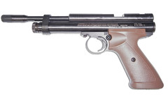 Crosman 2240 XL CO2 .22 PELLET PISTOL W/ STEEL BREECH, THREADED BBL, BROWN GRIPS