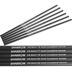 16″ 17″ 18″ 20″ 22″ Crossbow Carbon Arrows Shaft ID7.6mm Archery Hunting