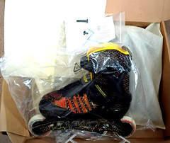 Papaison Adjustable Inline Skates Unisex Kids Size 2-4.5, Women 3-5.5, EU 35-38